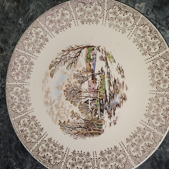 Currier & Ives Vintage Dinner Plate - Picture 10 of 10